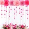 52 ft Hot Pink Paper Garland – Valentine’s Day, Birthday & Party Banner